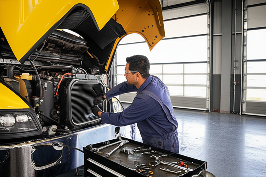 Diesel engine repair for hydrovac trucks